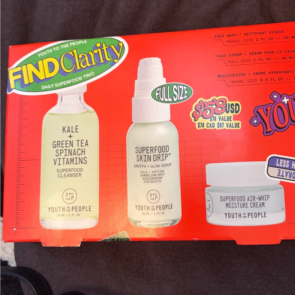 Youth To The People’s FIND CLARITY - DAILY SUPERFOOD TRIO - Picture 3 of 4